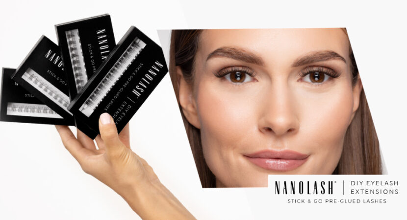 nanolash pre glued lashes clusters