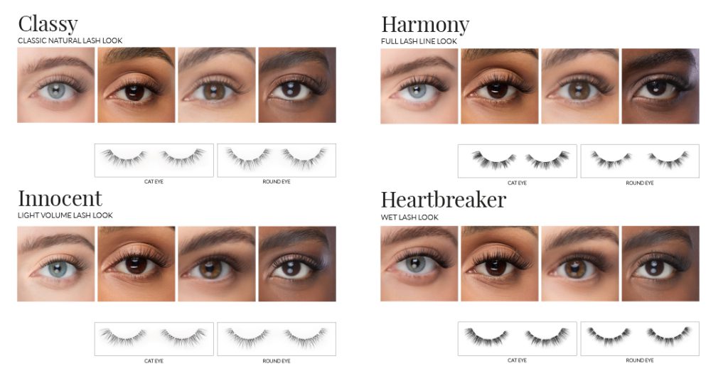 pre glued eyelashes nanolash